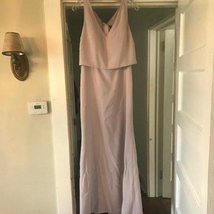 Jenny Yoo JY540 Taupe Bridesmaid Dress